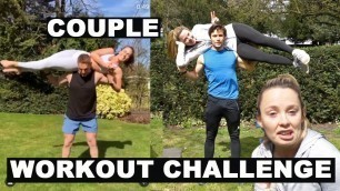 'We Tried Extreme Fitness Couples Workouts | Couples Workout Challenge'