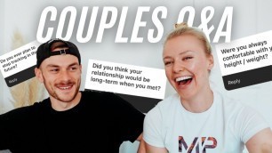 'COUPLES Q&A | Fitness, Relationships, Weight & Height...'