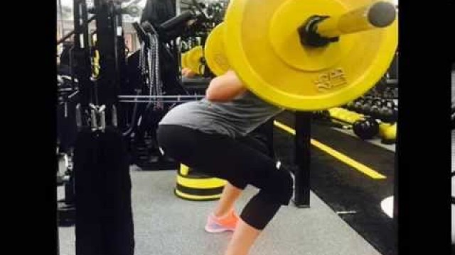 'Khloe Kardashian! Big BOOTY is real! Squats at the gym! No BUTT implants! Just an all natural workou'