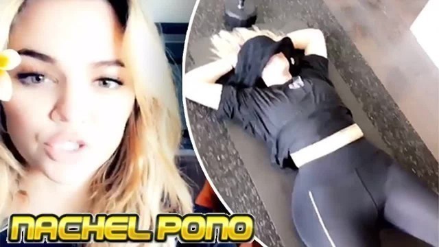 'Khloe Kardashian flashes her tummy again after intense workout'