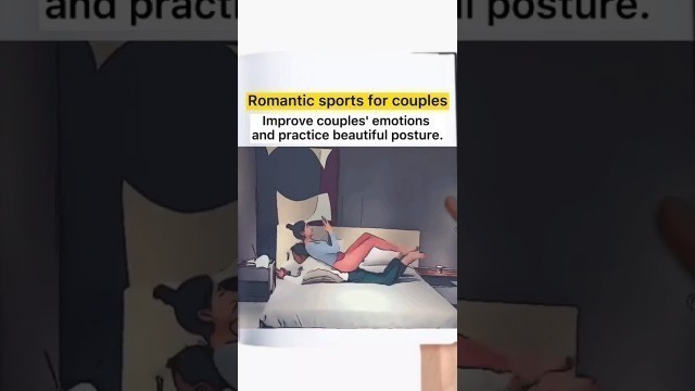 'Best Romantic Sports for Couples ll Relive back soreness #short #shortsviral #fitness #viral #couple'