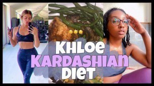 'REVENGE BODY | I tried KHLOE KARDASHIAN\'S Diet for a week | Insane results'