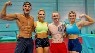 'Fitness Couples Gymnastics Challenge... Without Practice!'