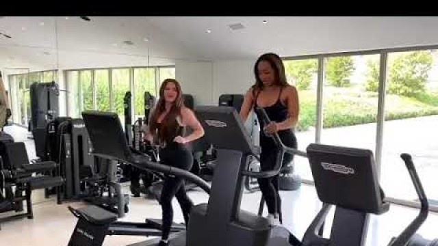 'Khloe Kardashian fun workout ft saweetie \"Best Friend #Short'