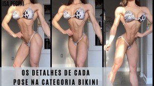 'O QUE PRECISO MOSTRAR EM CADA POSE? - Isa Pecini Miss Olympia'