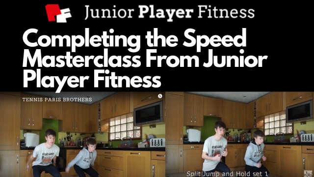 'Speed Masterclass Footwork Tennis Junior Player Fitness'