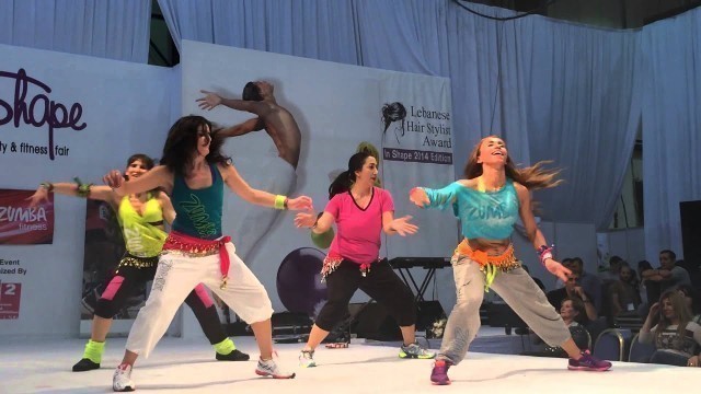 'ZUMBA® MASTERCLASS @ INSHAPE HEALTH & FITNESS TRADE SHOW MARCH 9 2014 LUXOR BALADNA'