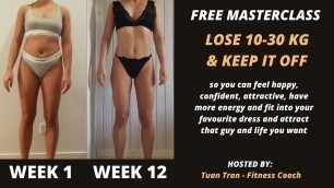 'FREE MASTERCLASS - Get A Lean And Toned Body & Keep the Weight Off'