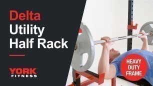 'York Fitness Delta Utility Half Rack'