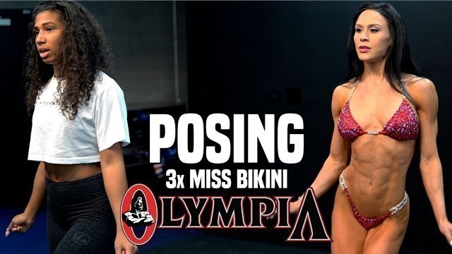 'Posing 3x Miss Bikini Olympia, Ashley Kaltwasser'