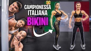 'L\'\'ALLENAMENTO di una CAMPIONESSA BIKINI ITALIANA *stupefacente*'