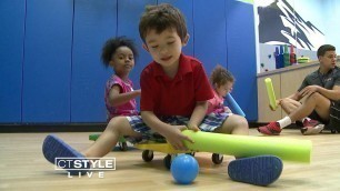 'Keeping Kids Fit: A Gym for Both Parents and Their Little Ones'