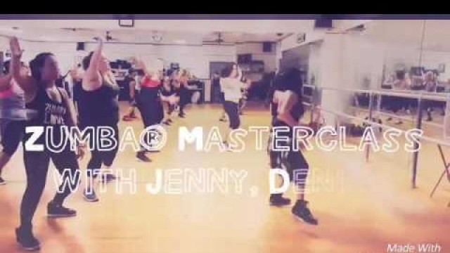 'Zumba masterclass with Tiffany, Jenny, and Denise'