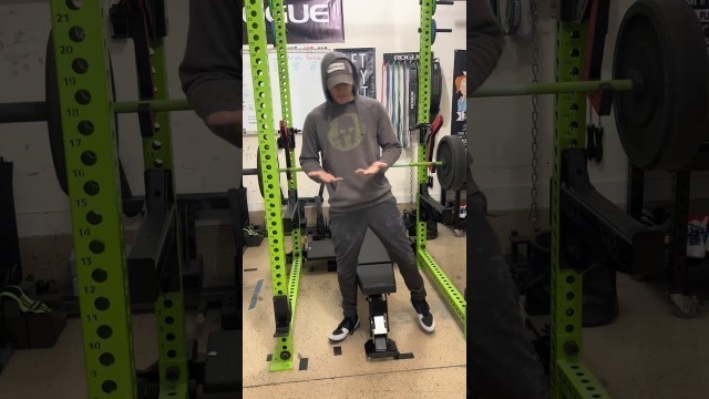 '175LBS Bench  using the ROGUE AM-2 ADJUSTABLE MONOLIFT 2.0  @Rogue Fitness'