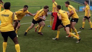 'Rugby: Ball Carry and Leg Drive Drills'