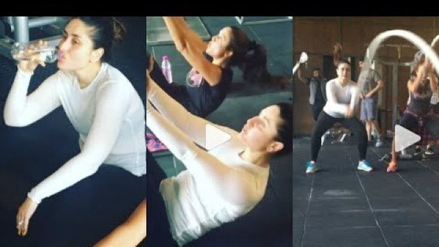 'VIDEO of Kareena Kapoor’s post-pregnancy Gym workout with bestie Amrita Arora!'