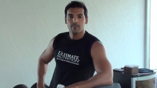 'John abraham Talking about what fitness actually means'