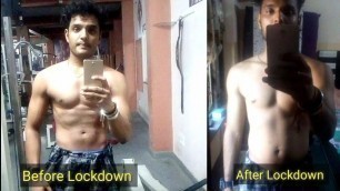 'Fitness before lockdown and after lockdown || its a starting || Lx Shubham Gocher'