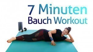 '7 MINUTEN BAUCH WORKOUT (7 Min Ab Workout) - einfach mitmachen // The e/c way'