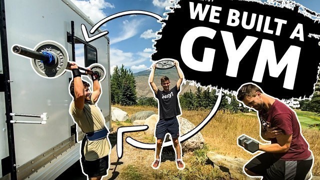 'Van Build: DIY GYM FOR VAN LIFE FITNESS | Box Truck Conversion'