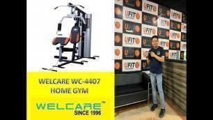 'LIVE DEMO | WELCARE WC-4407 | HOME GYM  | PUNEET GARG | U FIT INDIA | FITNESS EQUIPMENT | HINDI |'