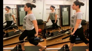 'Kareena Kapoor Hot Workout In Gym For Veere Di Wedding'