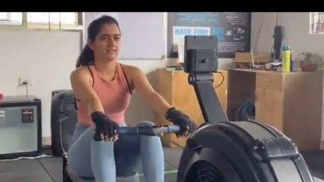 'Ashika Ranganath Workout video | Ashika Ranganath Gym video | Ashika Ranganath Fitness Training'