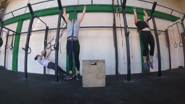 'Pull up scaling RAW Fitness Box Eastbourne'