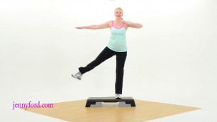 'Beginner Step Aerobics Fitness Cardio   JENNY FORD'