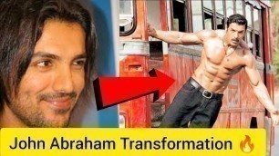 'John Abraham Body Transformation | Six abs Physic | Bio Wale Beings | 2021 #shorts #john #bollywood'