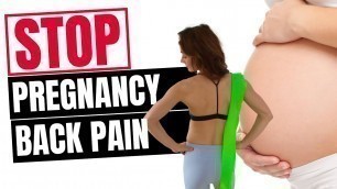 '5 Minute Maternity Workout (Prenatal Exercises For Upper Back Pain) | BACK STRENGTHENING EXERCISES'