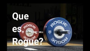 'Que es Rogue?  (Rogue fitness)'