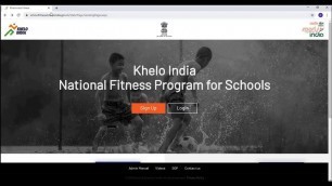 'Khelo India Fitness Assessment SCHOOL REGISTRATION HINDI'