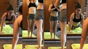 'Kareena Kapoor Hot Workout In Gym Today New Videos | Actress Fitness'