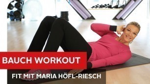 'Bauch Training für zu Hause  – Einfaches & effektives Fitness Workout mit Maria Höfl-Riesch – OTTO'