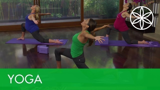 'Prenatal Yoga Workout with Desi Bartlett Trailer | Yoga | Gaiam'