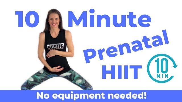 'Quick Prenatal Cardio | Pregnancy HIIT Workout'