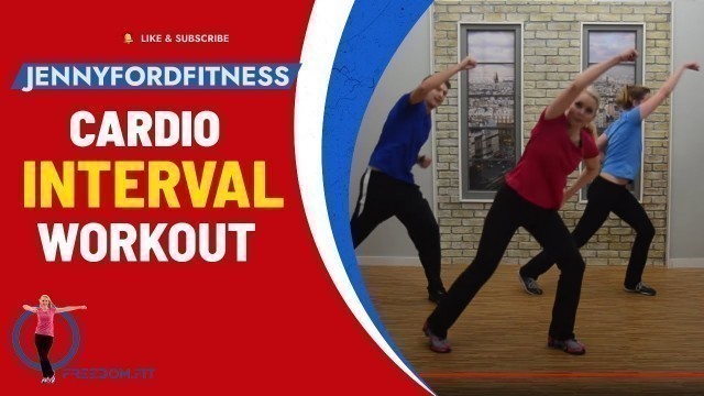 'Cardio Intervals | Your Choice of High or Low Impact Moves | 31 Min. | Workout at Home | JENNY FORD'