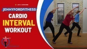 'Cardio Intervals | Your Choice of High or Low Impact Moves | 31 Min. | Workout at Home | JENNY FORD'