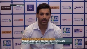 'John Abraham on fitness ahead of SCMM 2017 (WION Sports)'