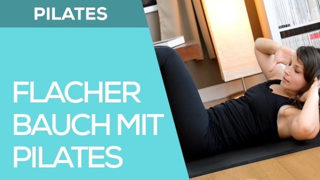 '9 min. Pilates Workout für einen flachen Bauch - Training für zuhause (Anfänger) - Fit mit Anna - HD'