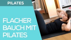 '9 min. Pilates Workout für einen flachen Bauch - Training für zuhause (Anfänger) - Fit mit Anna - HD'