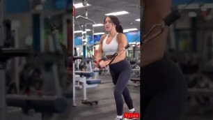 'girl gym workout #shorts #gym #Chastexercise #attitudestatus WhatsApp status girl fitness video 