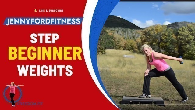 'Step Aerobics and Weights | Aspen | Dumbbell/Hand-Weights Strength Training | 48 Min | JENNY FORD'