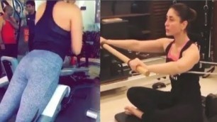 'HOT Kareena Kapoor New Workout Video In Gym 2018'