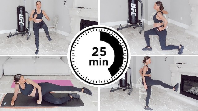 '25 Minute Prenatal Bodyweight Workout | Pregnancy Safe Exercises for 1st, 2nd and 3rd Trimesters'