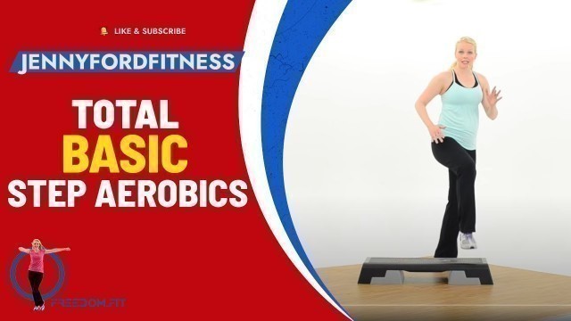 'Step Aerobics Fitness Cardio Workout | Basic to Intermediate Step Training | 43 Min | JENNY FORD'