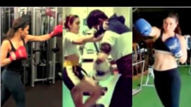 'Bollywood Actresses Learning BOXING 