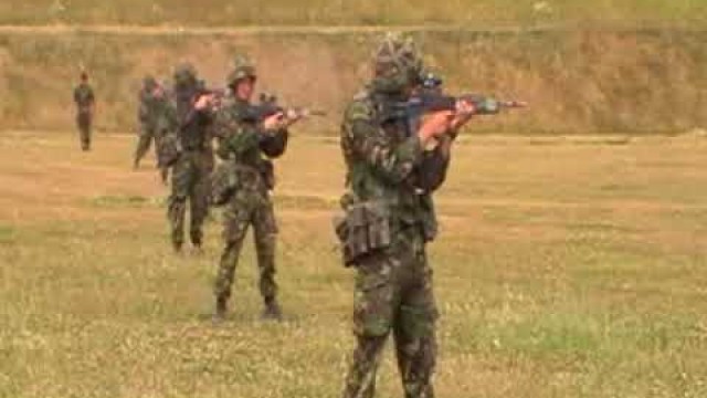 '987 troop funny Recruits in training for royal marines uk'