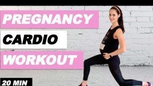 '20 MIN PREGNANCY CARDIO WORKOUT | Prenatal Low Impact HIT For Full Body | Every Trimester!'